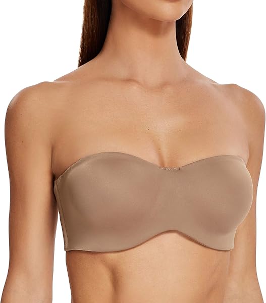 MELENECA Women's Strapless Minimizer Multiway for Large Bust Unlined Seemless Underwire Bandeau Bra - 5
