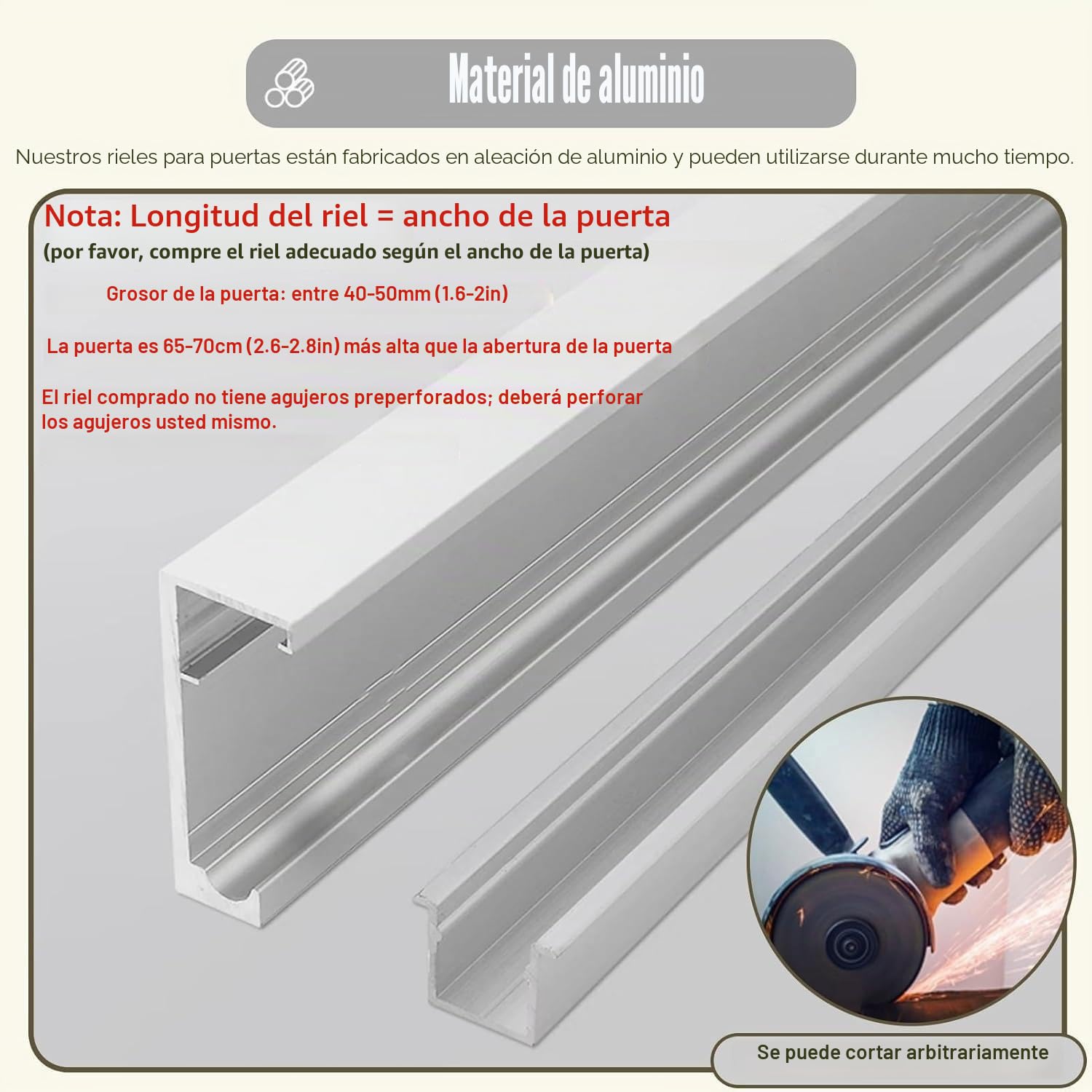 Kit de puerta deslizante - hardware de puerta deslizante oculta, con cierre suave,1.2m kit de puerta fantasma deslizante sin pista invisible, adecuado para puertas de madera individuales,1.2m/3.9ft