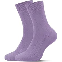 Mens Ribbed Crew Dress Socks Anti Odor Socks Size 8-13