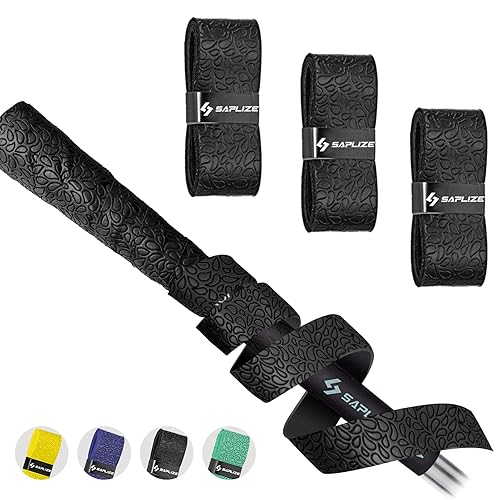 SAPLIZE Cintas de envolver con agarre de golf, paquete de 3 o 15 cintas adhesivas de poliuretano adherentes, nueva solución de regripping para palos