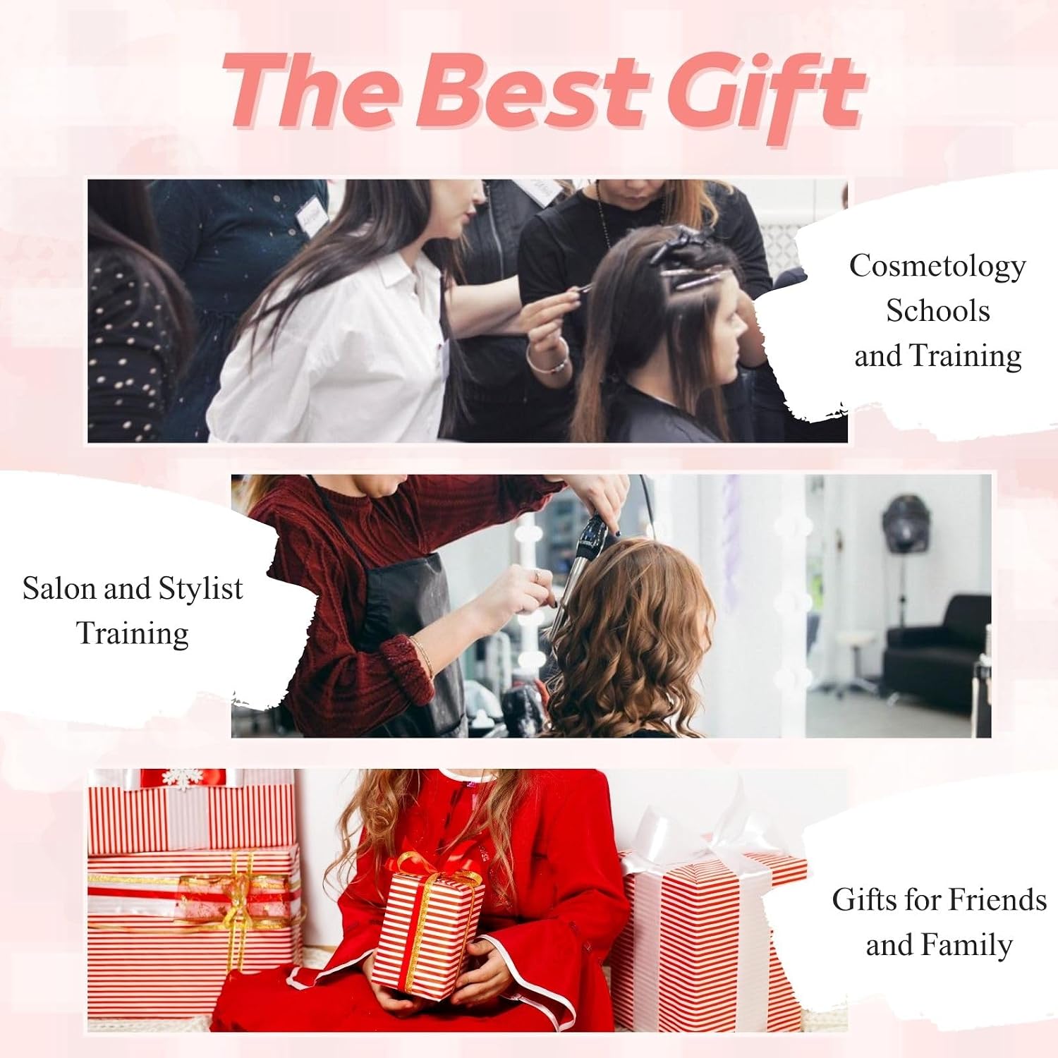 Mannequin Head Human Hair, 80% Real Hair Cosmetology Manikin Head for Practice Braiding Hairstyling Cutting with Free Clamp Holder and Tools (Blonde)