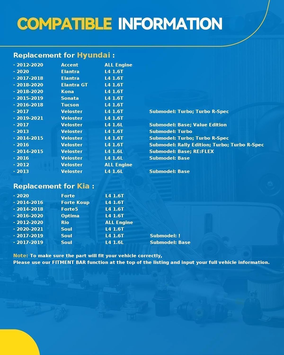 PHILTOP Engine Timing Chain Kit Compatible with Hyundai Elantra 2017-2020 and Kia Soul 2017-2021, Compatible with(See Discription)