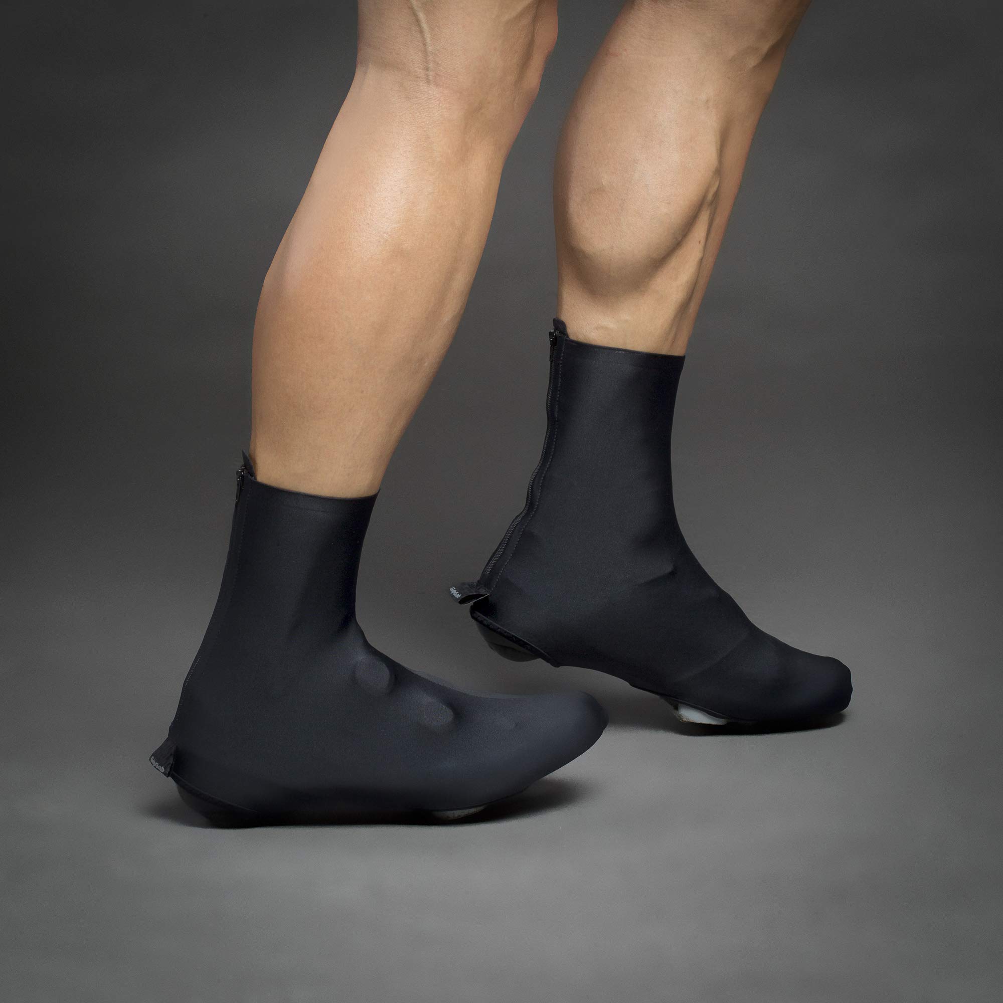 GripGrab Gripgrab Raceaero 2nd Edition Dunne Lycra overschoenen, wielrennen, tijdroverse, racefiets, zomeroverschoenen, zwart, eenheidsmaat 38-46 EU
