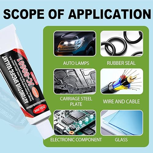 Miniatura 5 de ZGLINK Sellador de costuras automotriz de alta calidad, sellador de goma de silicona, adhesivo de reparación de carrocería para automóviles,