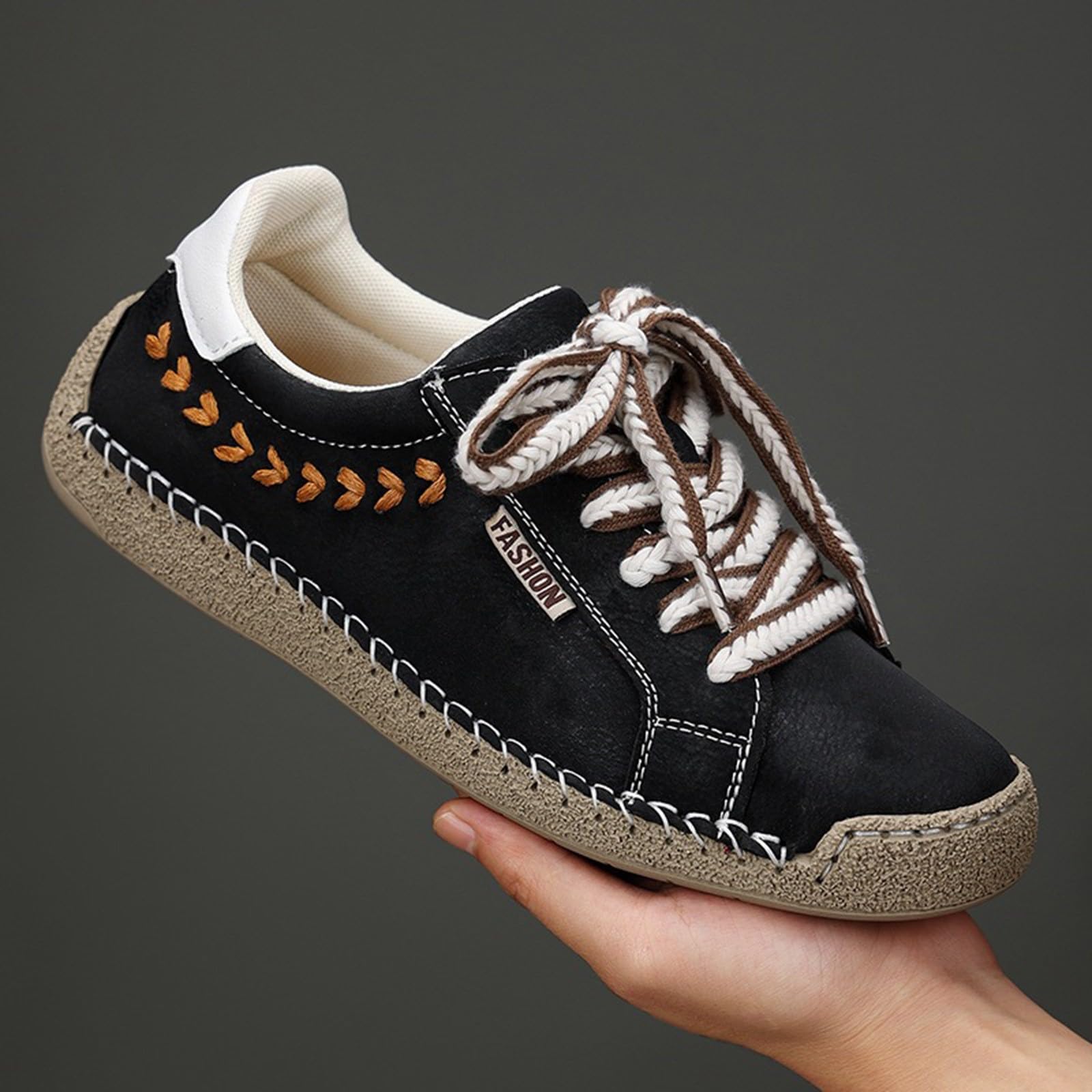 Zapatillas Mujer Ancho H Cómodo, Mocasines Ligeros Transpirables Zapatos Planos