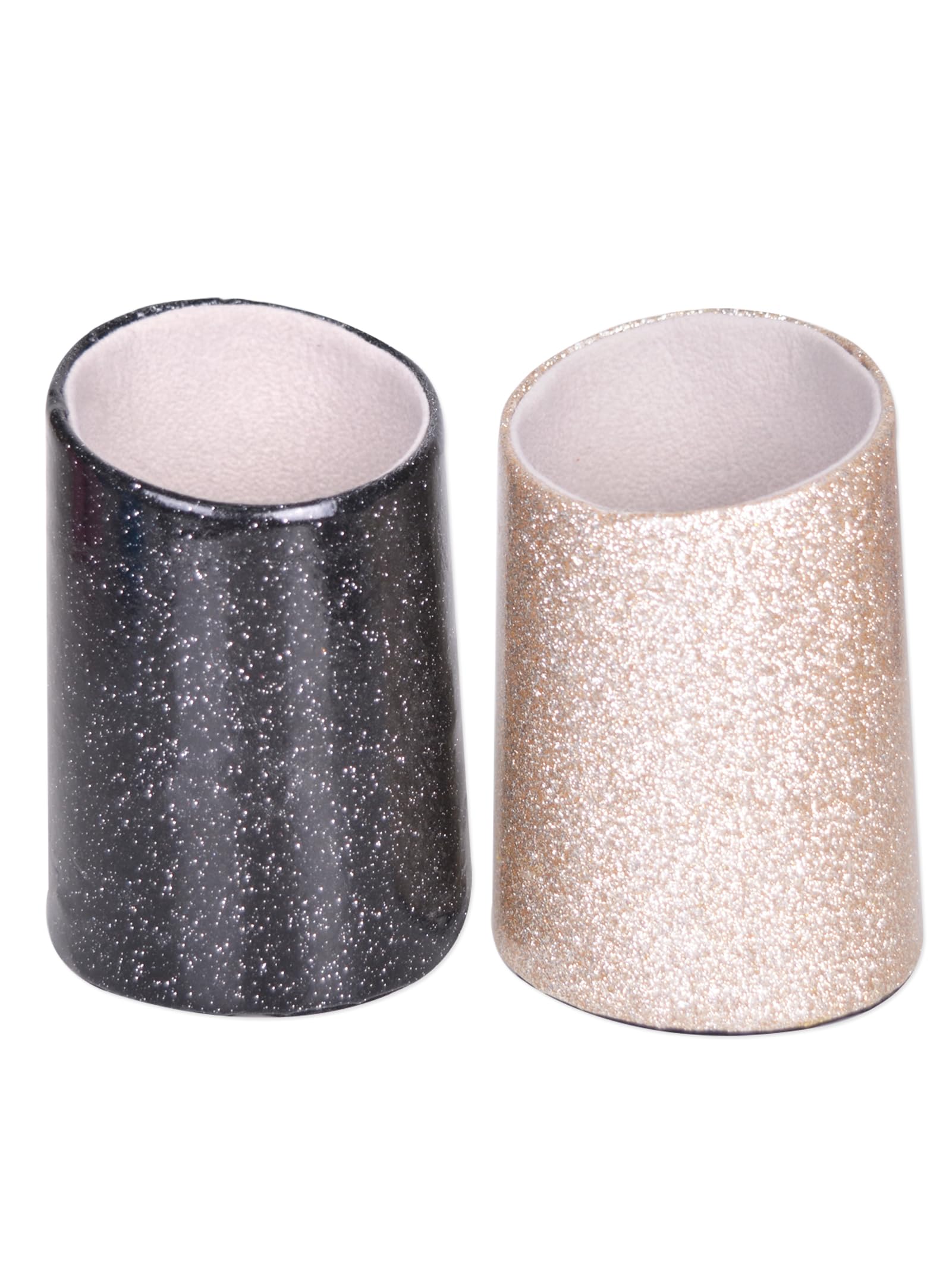 2 Pack Eyeglasses Holder PU Leather Glasses Stand Case Holder for Desks or Nightstands