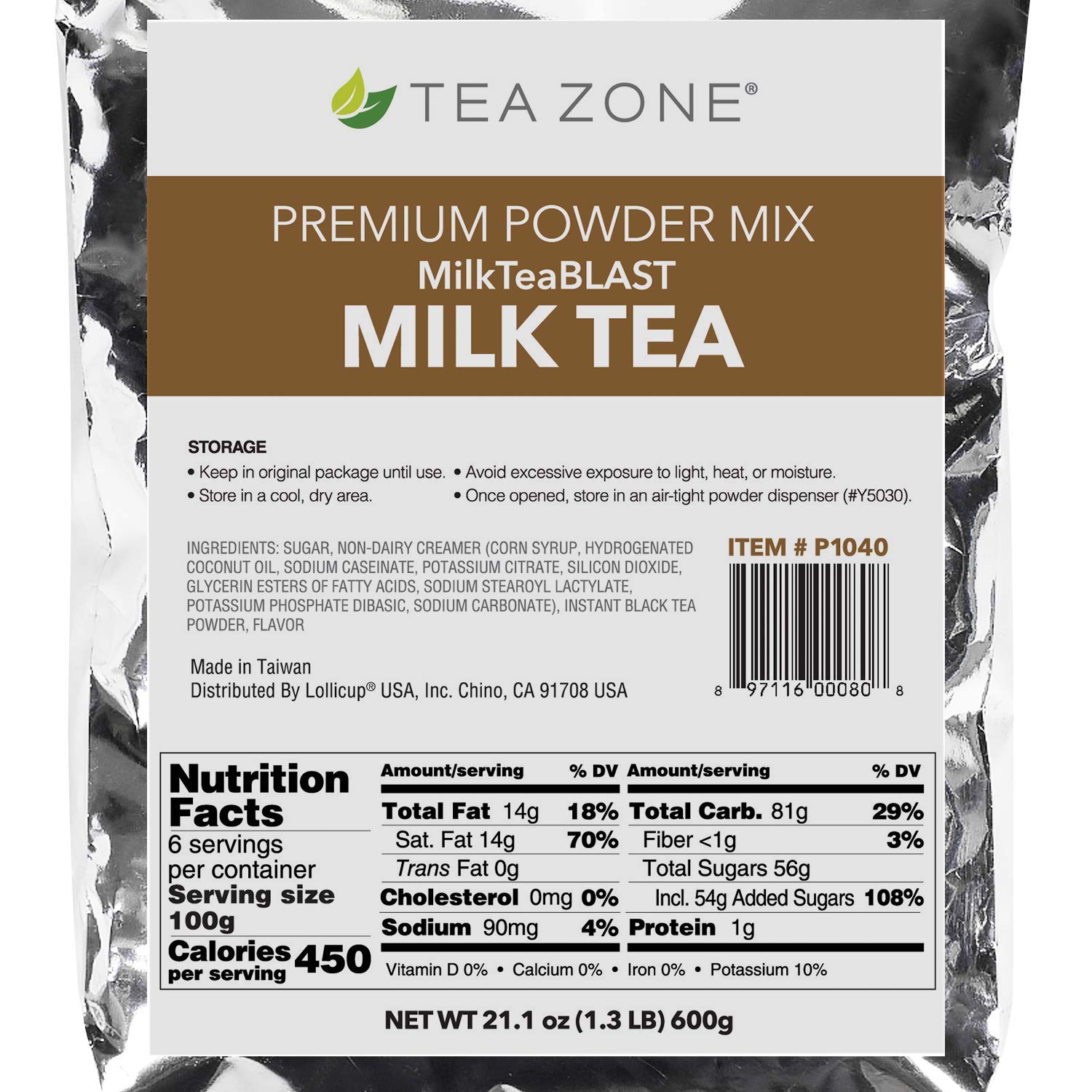 TEA ZONE 1.32 lb Milk Tea Powder Buy Online in United Arab Emirates at