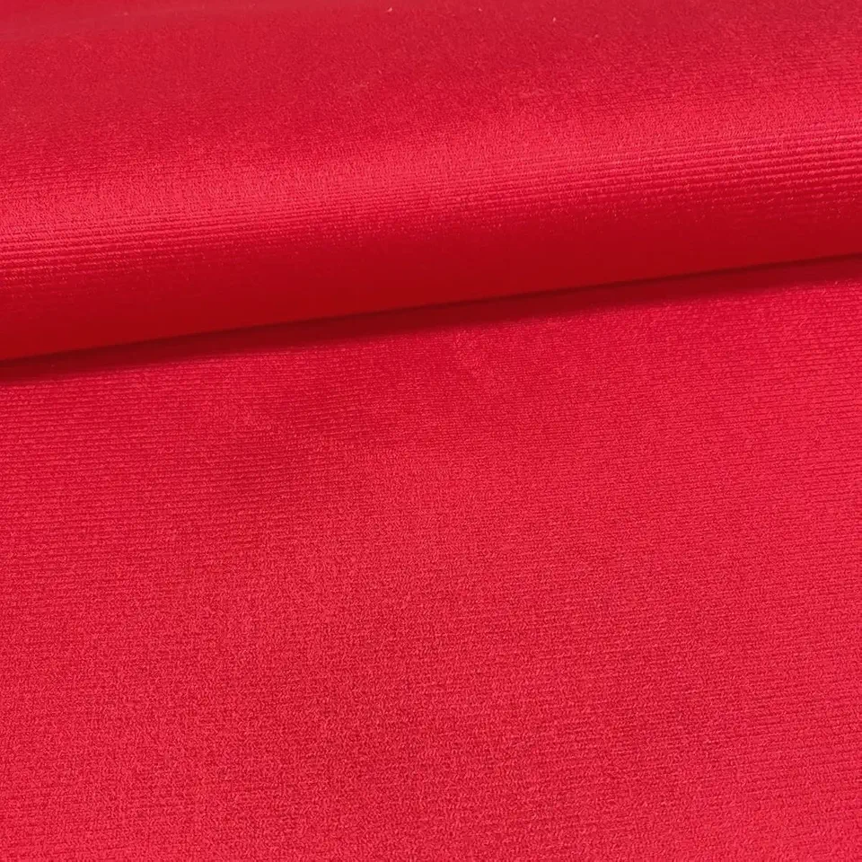 Tecido Suede Veludo Liso Vermelho 1,40m largura