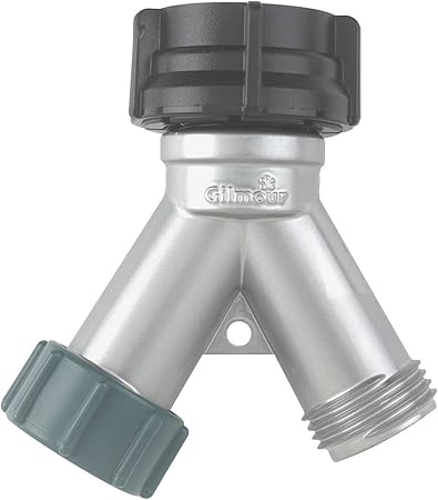 Gilmour Zinc Y-Connector w/ Shut-Offs - Thumbnail 4