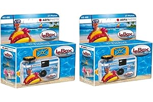 Agfa Photo LeBox Ocean Single Use Camera: Capture Memories Effortlessly
