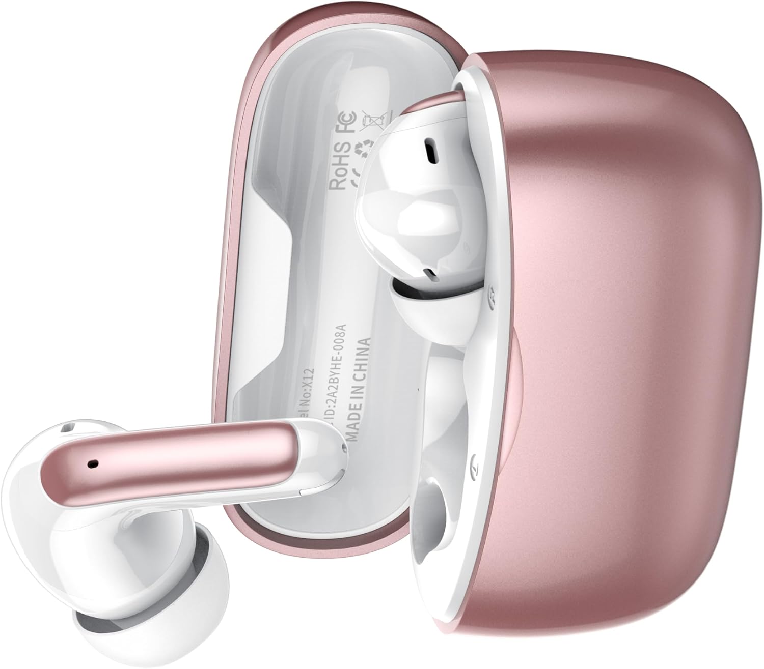 AI Translation Earbuds Real Time with Audio and Video Calls, 164 Language/7 Translation Modes Translator Earbuds Bluetooth 5.4 with APP, 48H AI Ear Buds Translator Device for Business/Learning, Gold