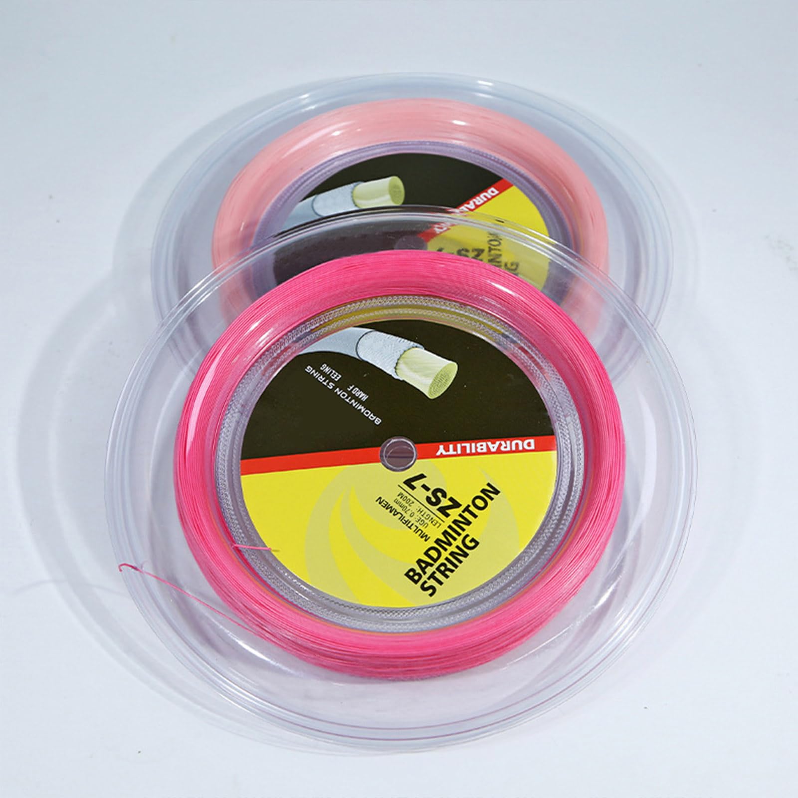 Cuerda de bádminton profesional de 200 m de longitud, cuerda de nailon para juego constante y uso extendido, línea de nailon