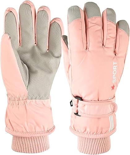 UTOWO Kids Winter Snow Ski Gloves - Boys Girls Warm Glove Breathable Waterproof 