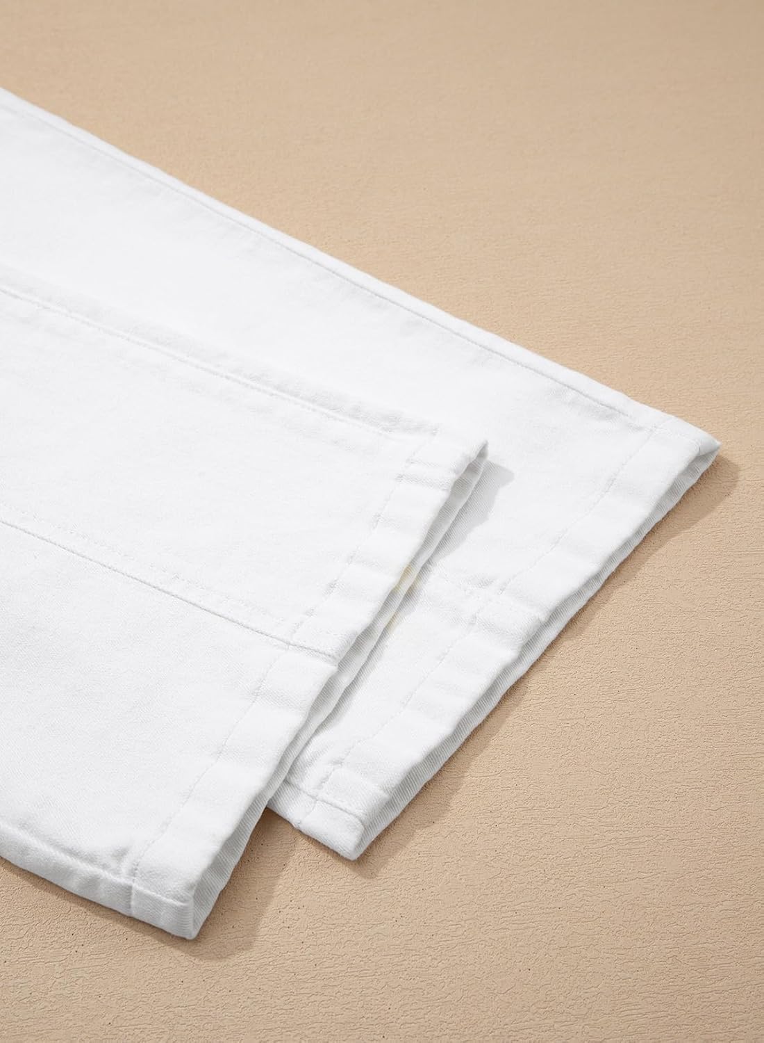 Sidefeel Women's Wide Leg Jeans High Waisted Stretchy Straight Leg Jeans Trendy Seamed Front Loose Denim Pants - Image 7