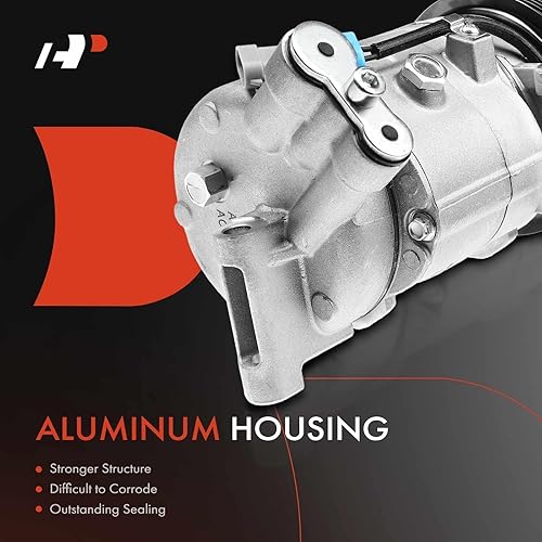 Miniatura 4 de A-Premium Compresor de AC con embrague, compatible con Chevrolet Equinox 2010-2011, GMC Terrain 2010-2011 y 2015 (2.4L) con estilo SP17