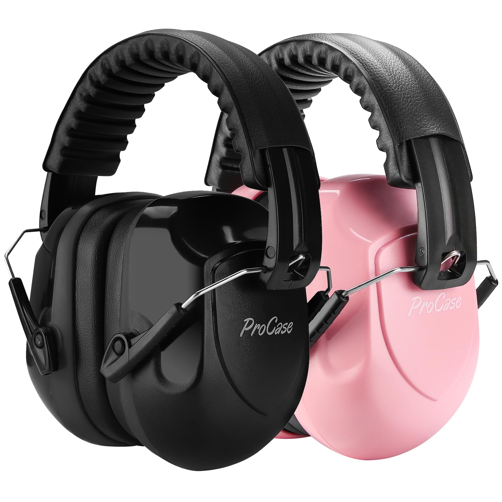 ProCase Noise Reduction Ear Muffs, NRR 28dB Hearing Protection Headphones Headset, Professional Noise Cancelling Ear Defenders for Construction Work Sports Events Studying Woodworking