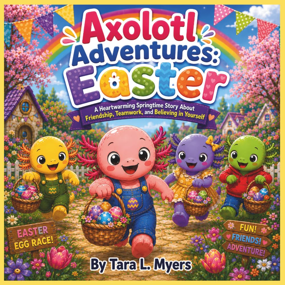 Axolotl Adventures: The Great Easter Egg Race!: A Heartwarming Springtime Story About Friendship, Teamwork, and Believing in Yourself — Perfect for ... (COLLECTION OF AXOLOTL ADVENTURES STORYBOOKS)