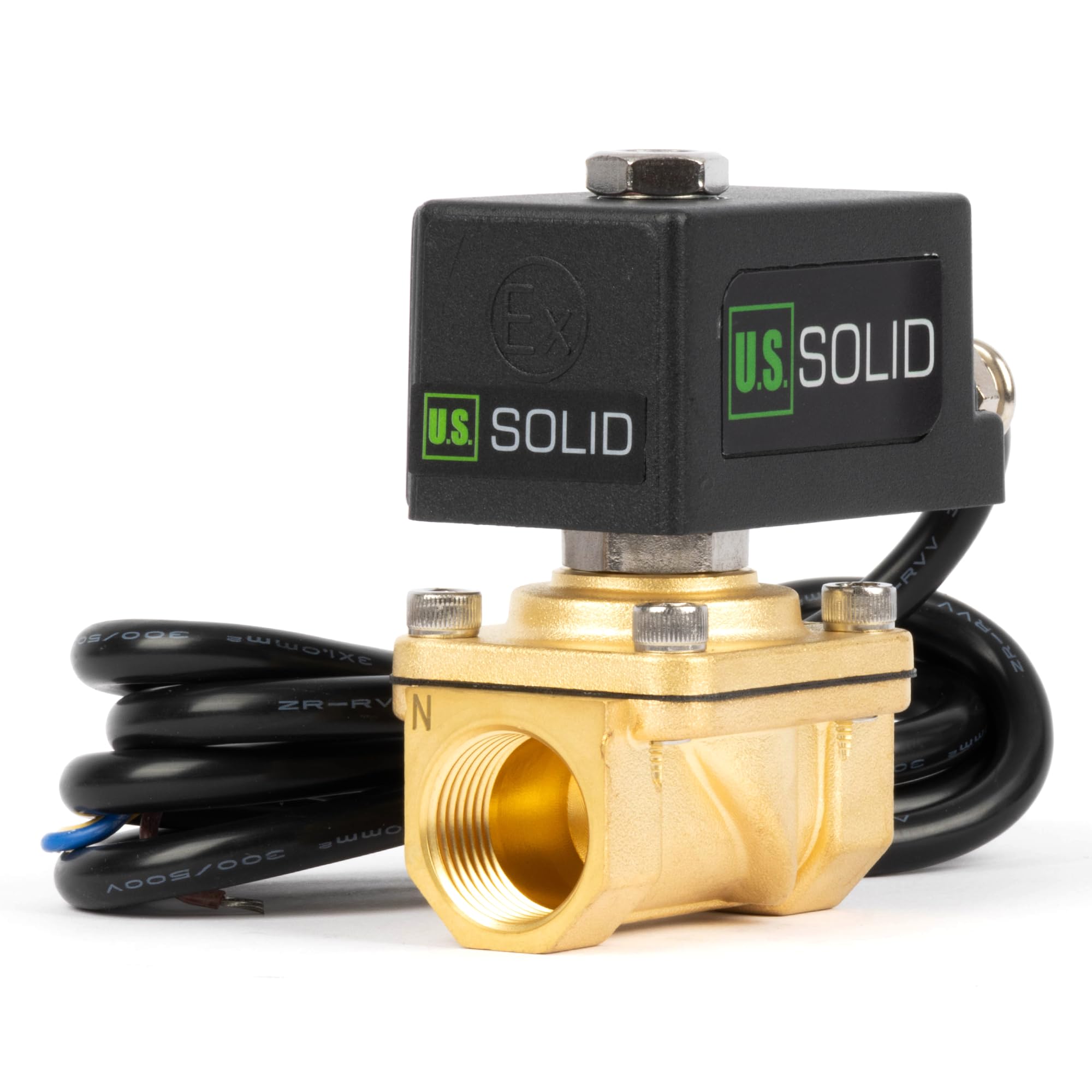 Électrovanne antidéflagrante 24V CC étanche avec filetage NPT 3/4