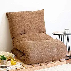 Futon Colchonete Enrolavel E Dobravel De Espuma Solteiro Marrom