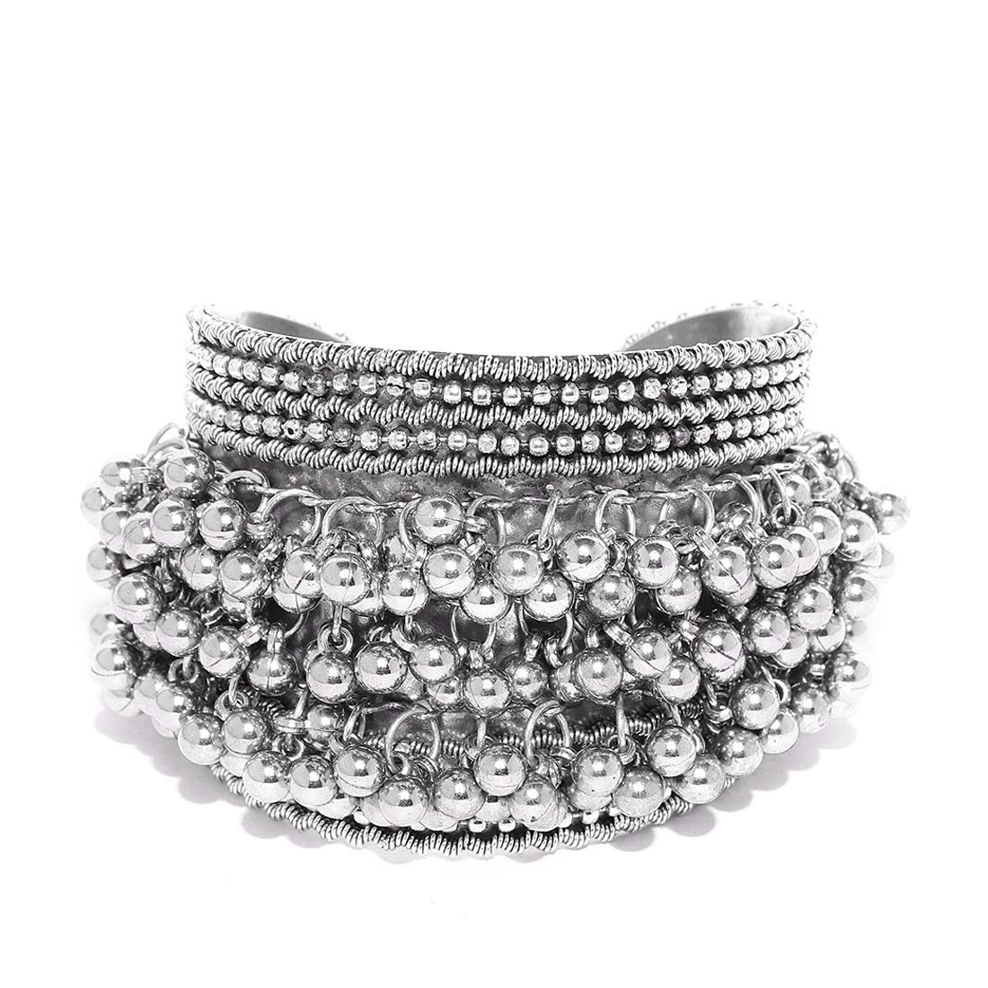 Total Fashion Oxidized German Silver Kada for Women & Girls (Silver) (B07BHGZNJX) Amazon Price History, Amazon Price Tracker