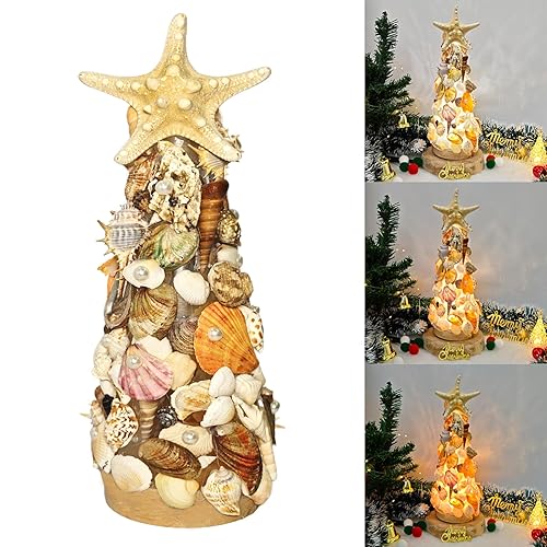 Sea Shell Christmas Tree DIY Handmade Crafts, Mini Shell Tree