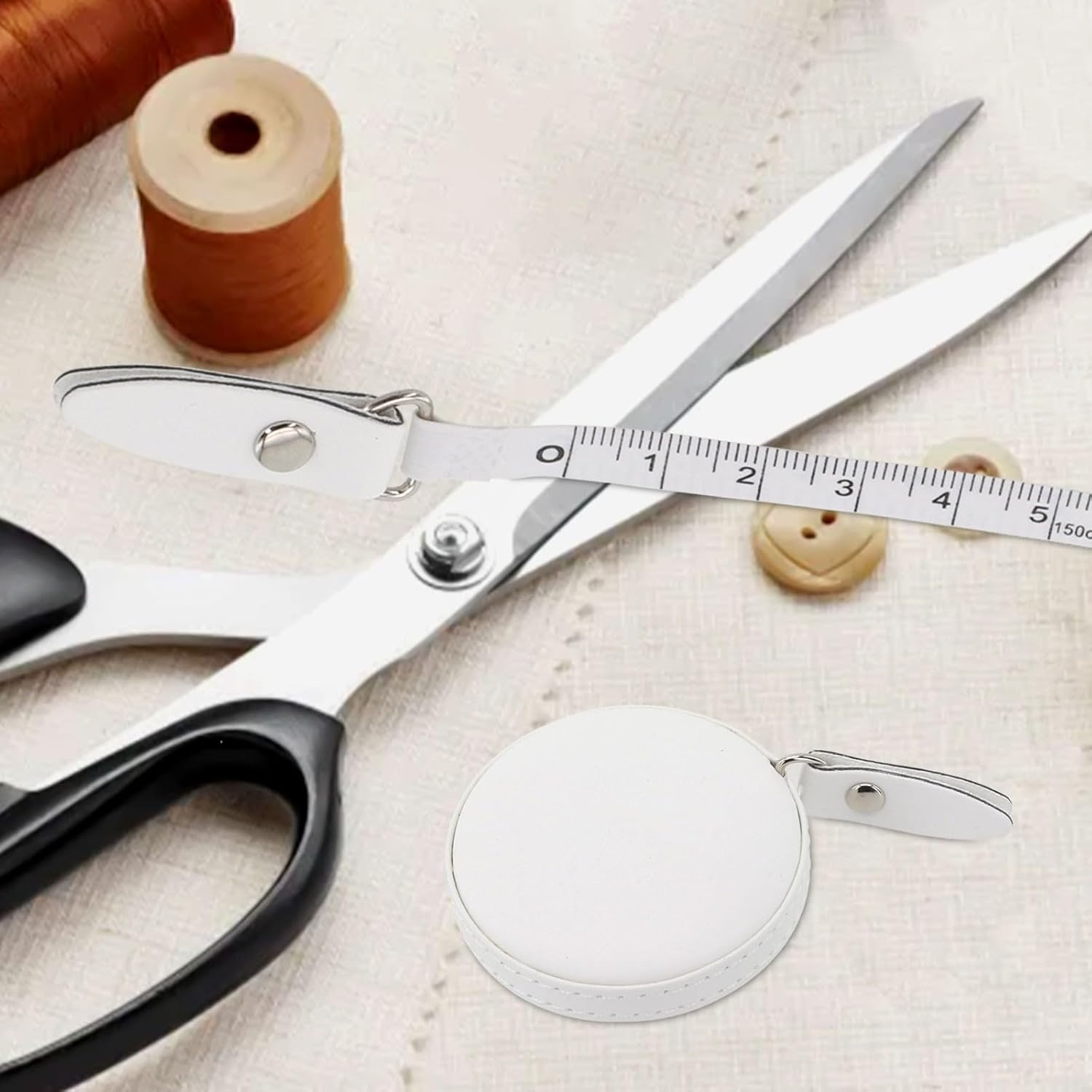 Retractable 60 Inch Measuring Tool Perfectly Designed for Quick For Height Measurements of Infants and More (White)