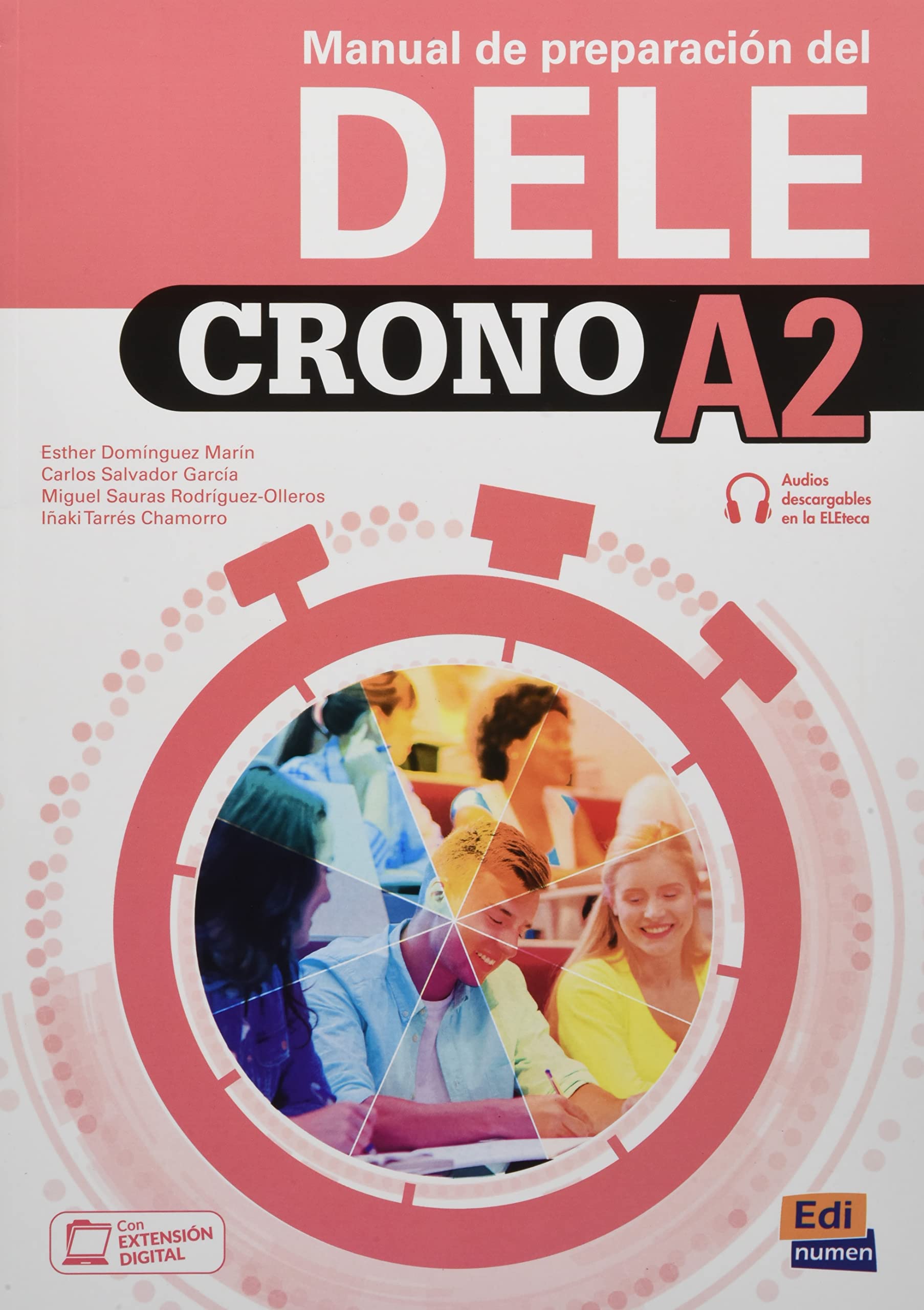 Crono A2: pack of Book and Answers Key: Book of preparation for the DELE level A2: level required for Spanish citizenship exam (Le Cronometro / Crono)