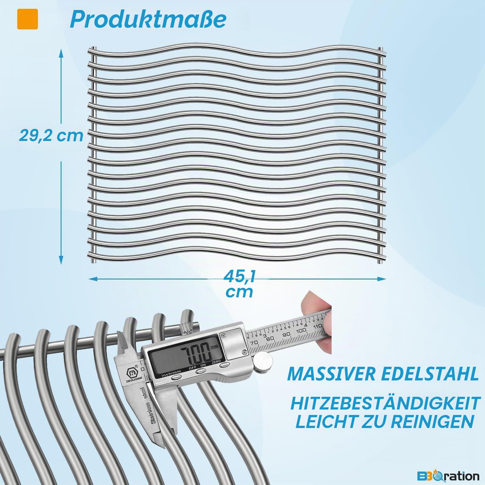 Grillteile für Napoleon Rogue 425 Rogue XT/SE 425, Freestyle 425S Series Grill, 2er-Pack Edelstahl-Grillrost-Ersatzteile für Napoleon Grillzubehör RXT425SIBPK-1 R425PK-1
