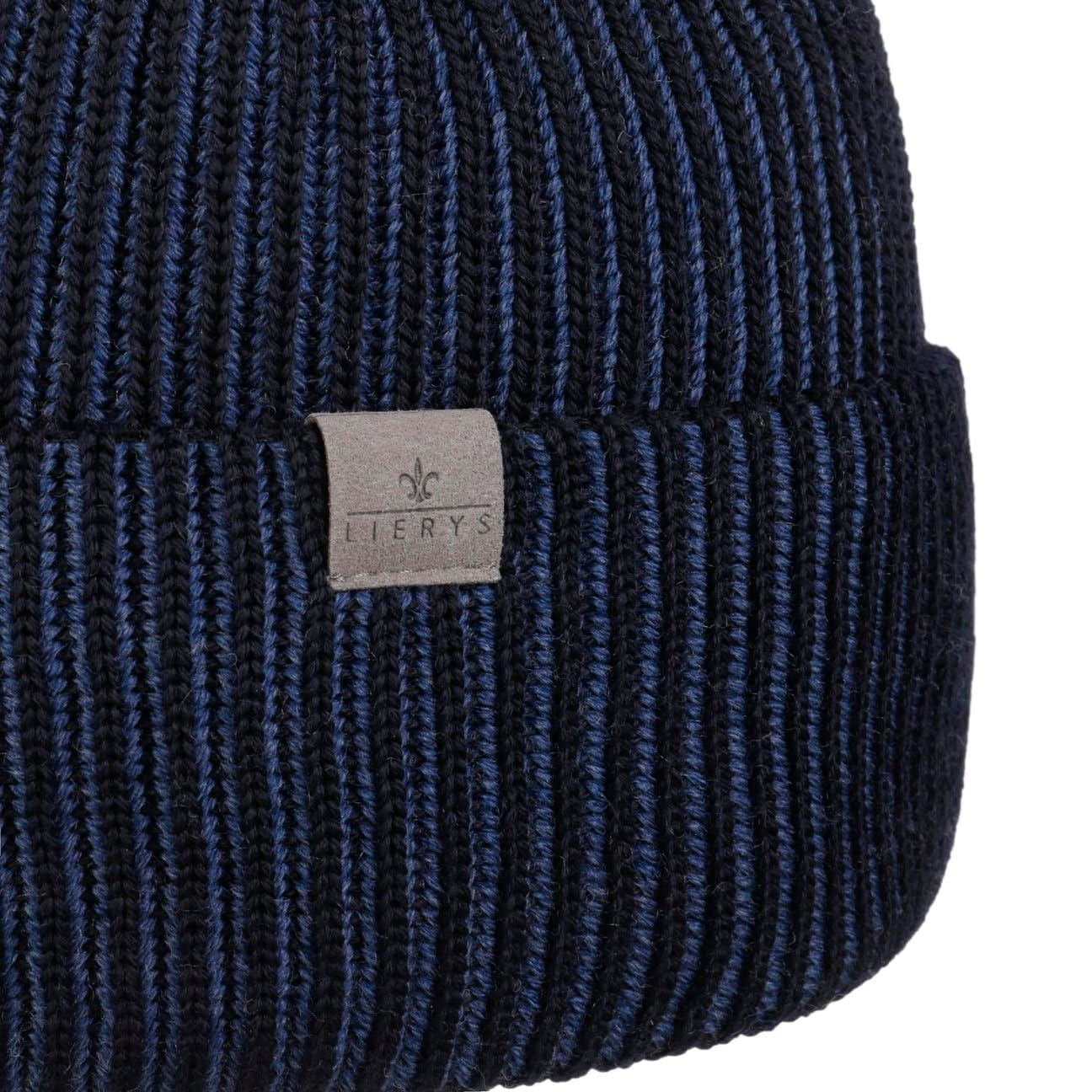 LIERYS Berretto a Maglia Doubleface Beanie Prodotto in Germania Unisex Autunno Inverno