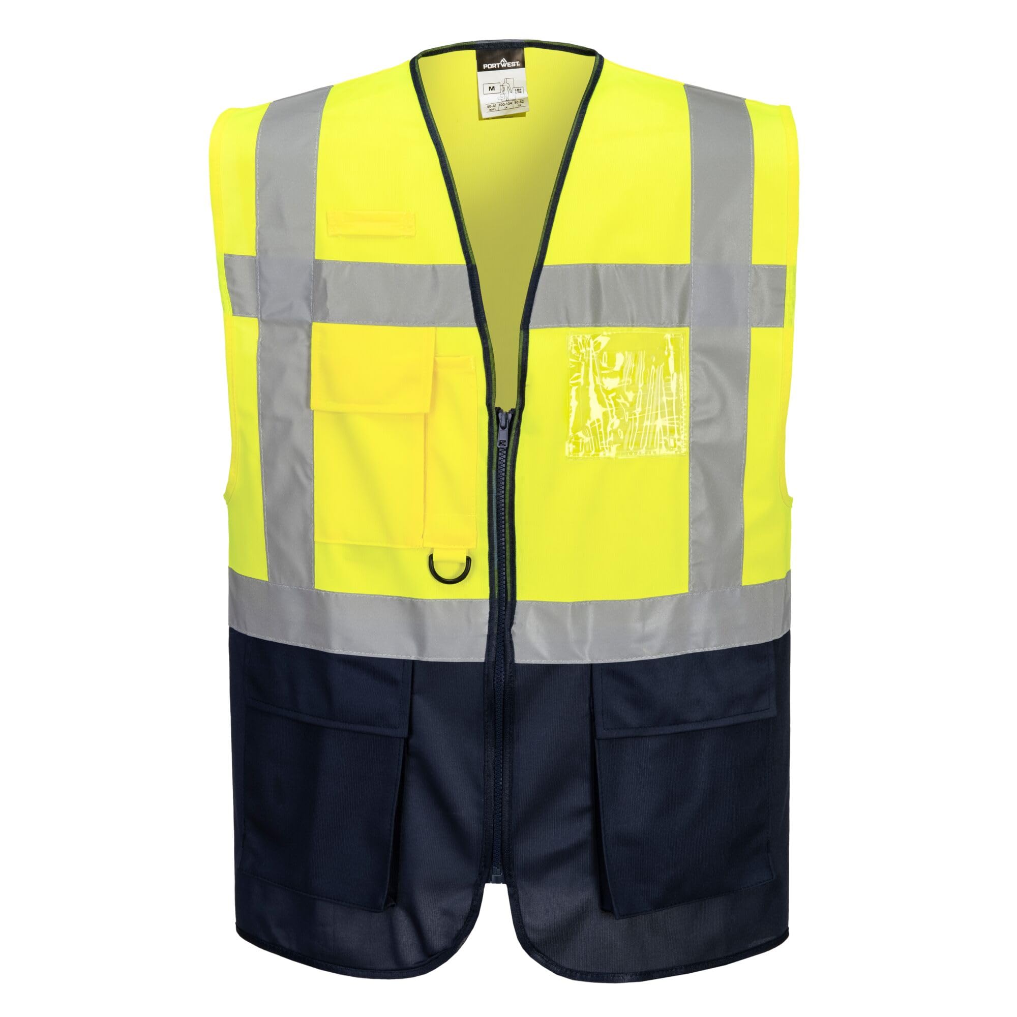 Portwest WARSCHAU EXEKUTIV WESTE, Größe: XXXL, Farbe: Gelb/Schwarz, C476YBRXXXL