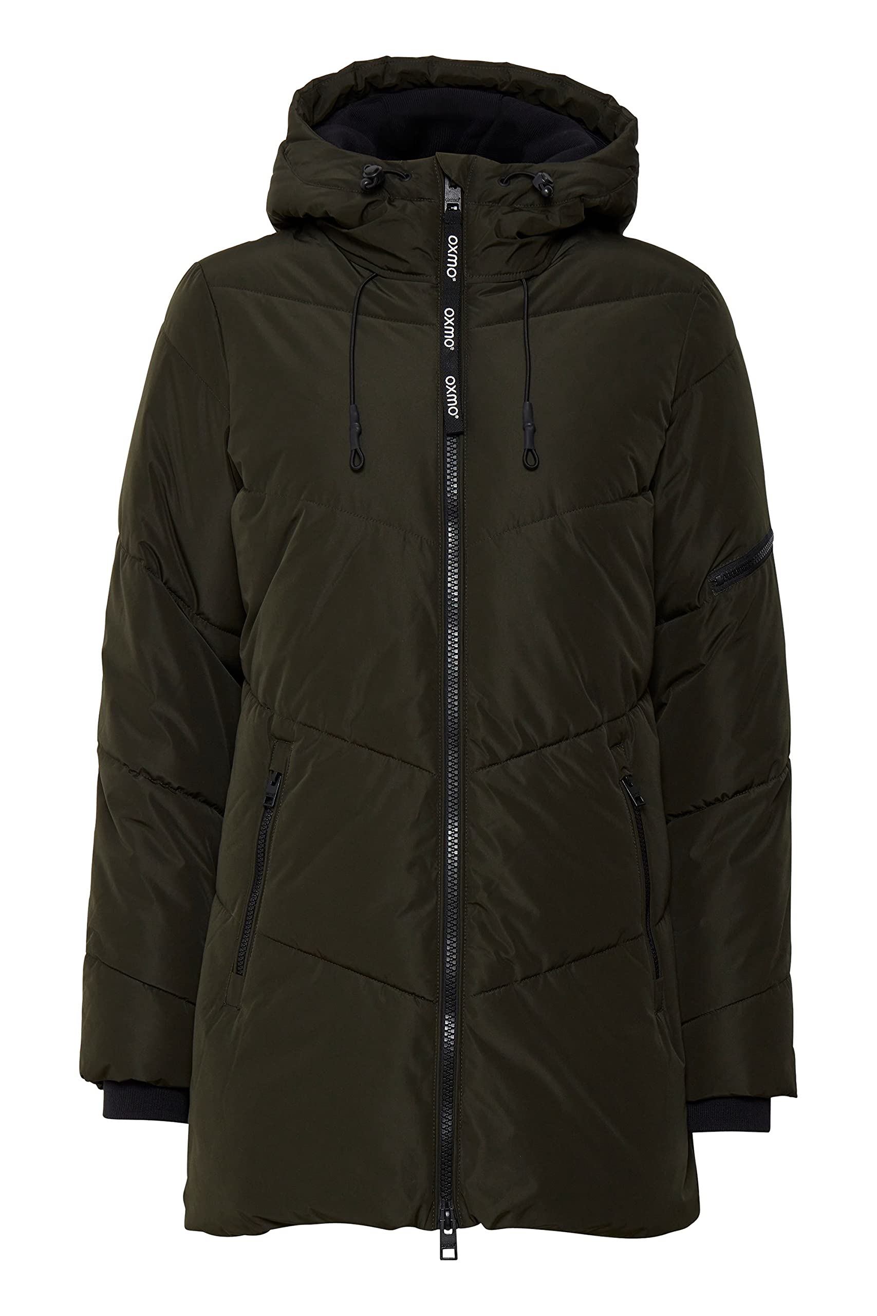 Oxmo OXJunchen Damen Winterjacke Kapuze Und Reißverschluss Ab 73