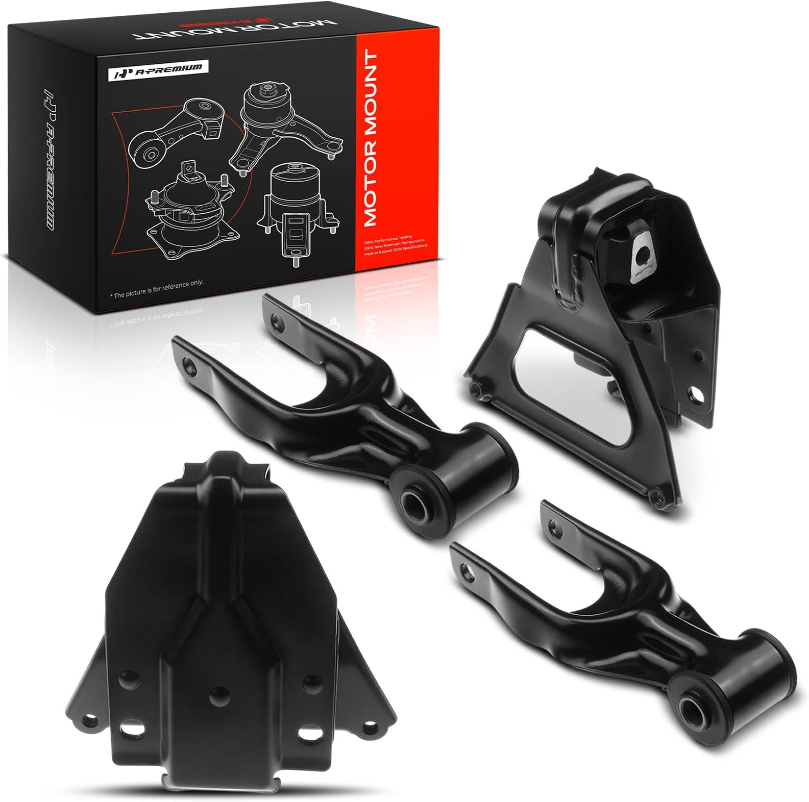 A-Premium 4PCS Front Left Right Engine Motor Mount Torque Strut Mount Set Compatible with Chevrolet Impala Monte Carlo & Buick Allure LaCrosse Regal & Oldsmobile Intrigue & Pontiac Grand Prix, V6 3.8L