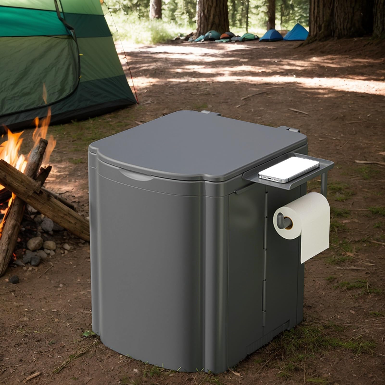 Orinal Inodoro Portátil Para Viajar Orinal de Entrenamiento Reforzado con | Inodoro Portátil De Viaje Para Adultos, Viajes, Senderismo y Mochila, Camping, Playa, , Coche y