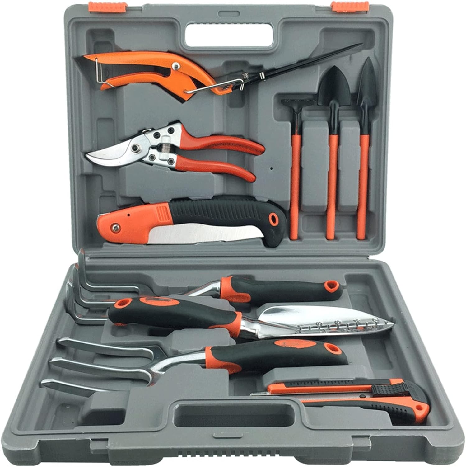 Gardening Tool Set Garden Tools Set Gardening Tools with Ergonomic Handle Garden Hand Tools with Carrying Case Gardening Gifts for Women