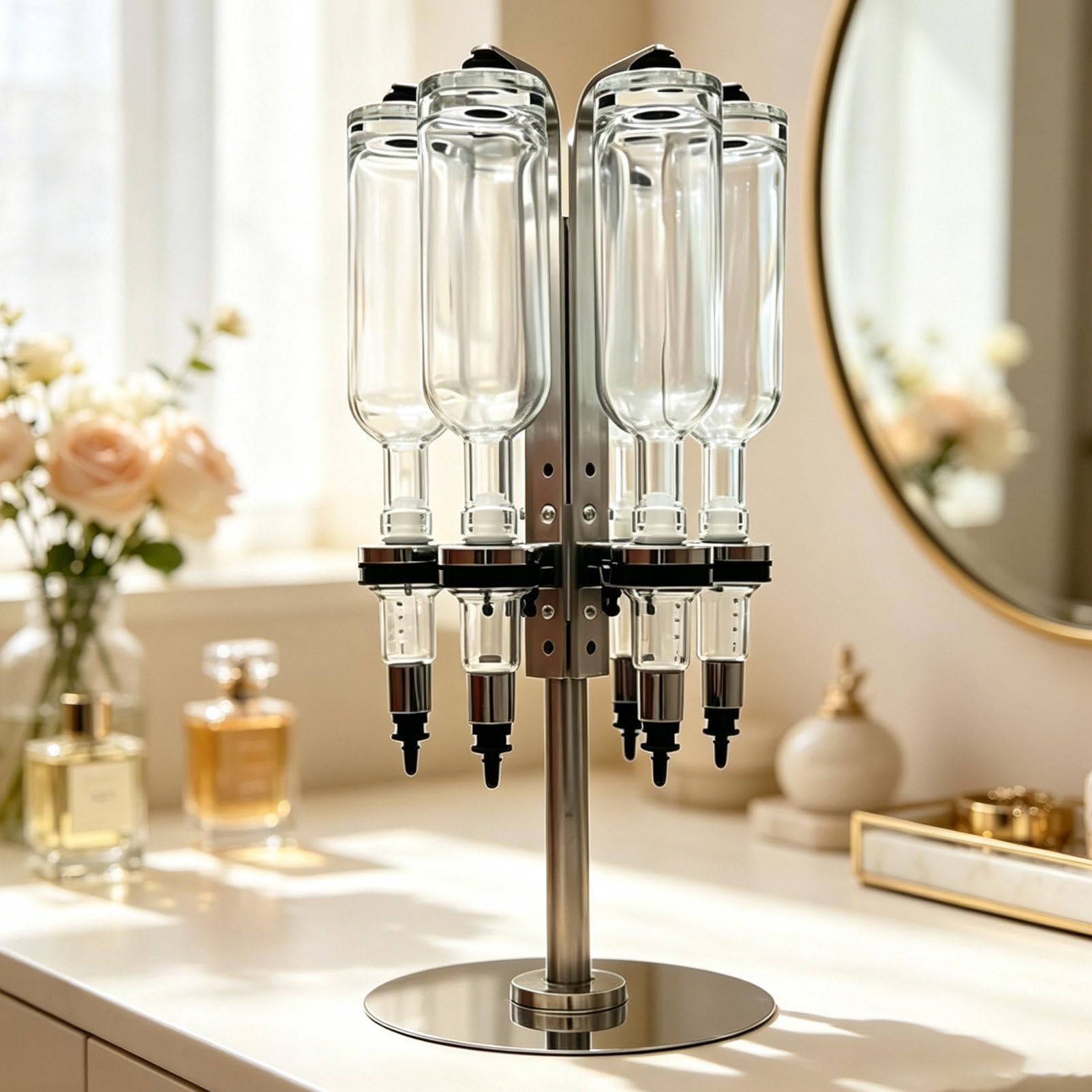 Macchina Riempitrice di Liquidi A 6 Teste con Accessori di Trasferimento 500ML