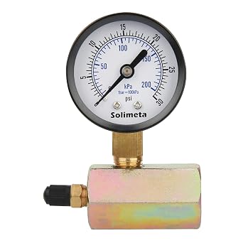 2" Economical Gas Test Pressure Gauge,0-30 PSI