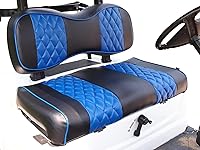 Vista 1 de Huskey - Fundas de asiento delantero y trasero para carrito de golf compatibles con modelos Yamaha G29 Drive & Drive 2 2007 en adelante, ajuste Negro