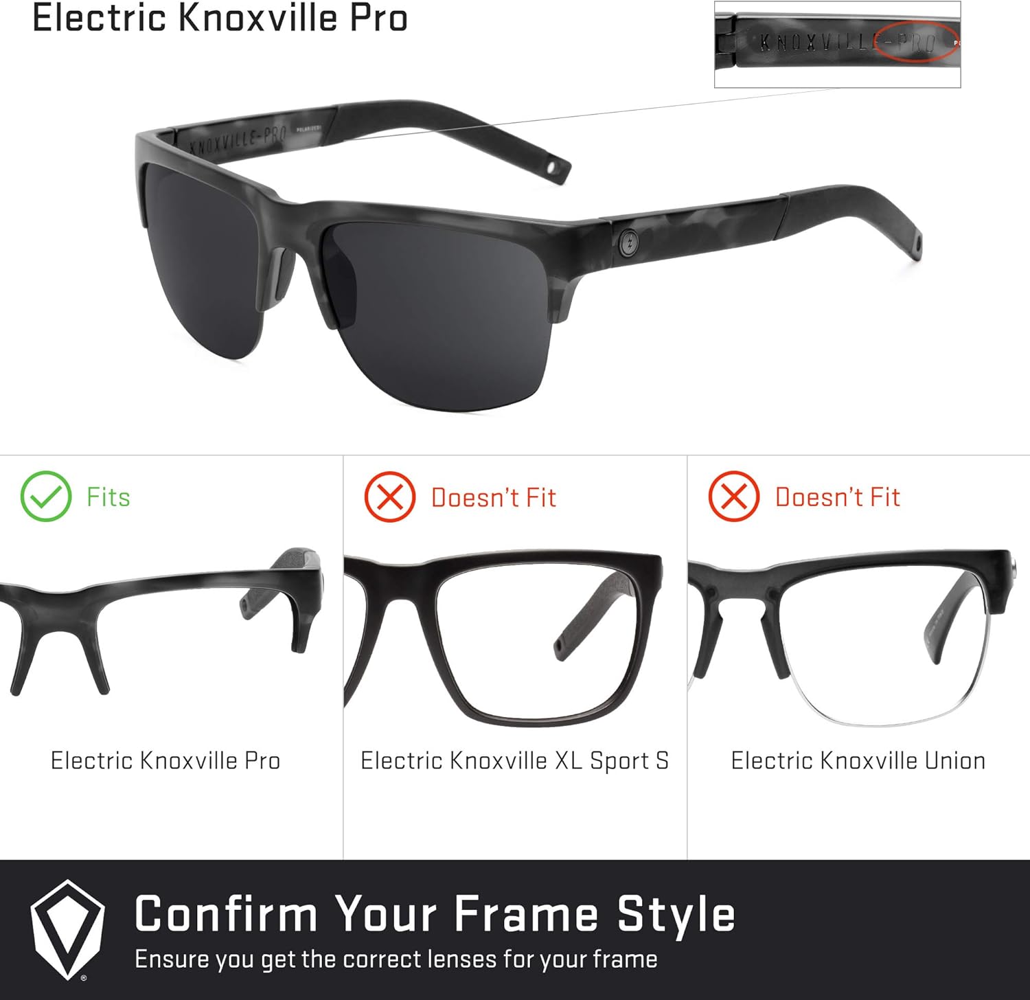 Revant Replacement Lenses for Electric Knoxville Pro