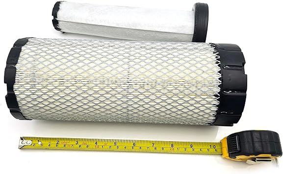 Air Filter 6690907 7020361 Compatible with Bobcat Excavator E32 E35 E85 S100 T110 lengths265mm/10.43in