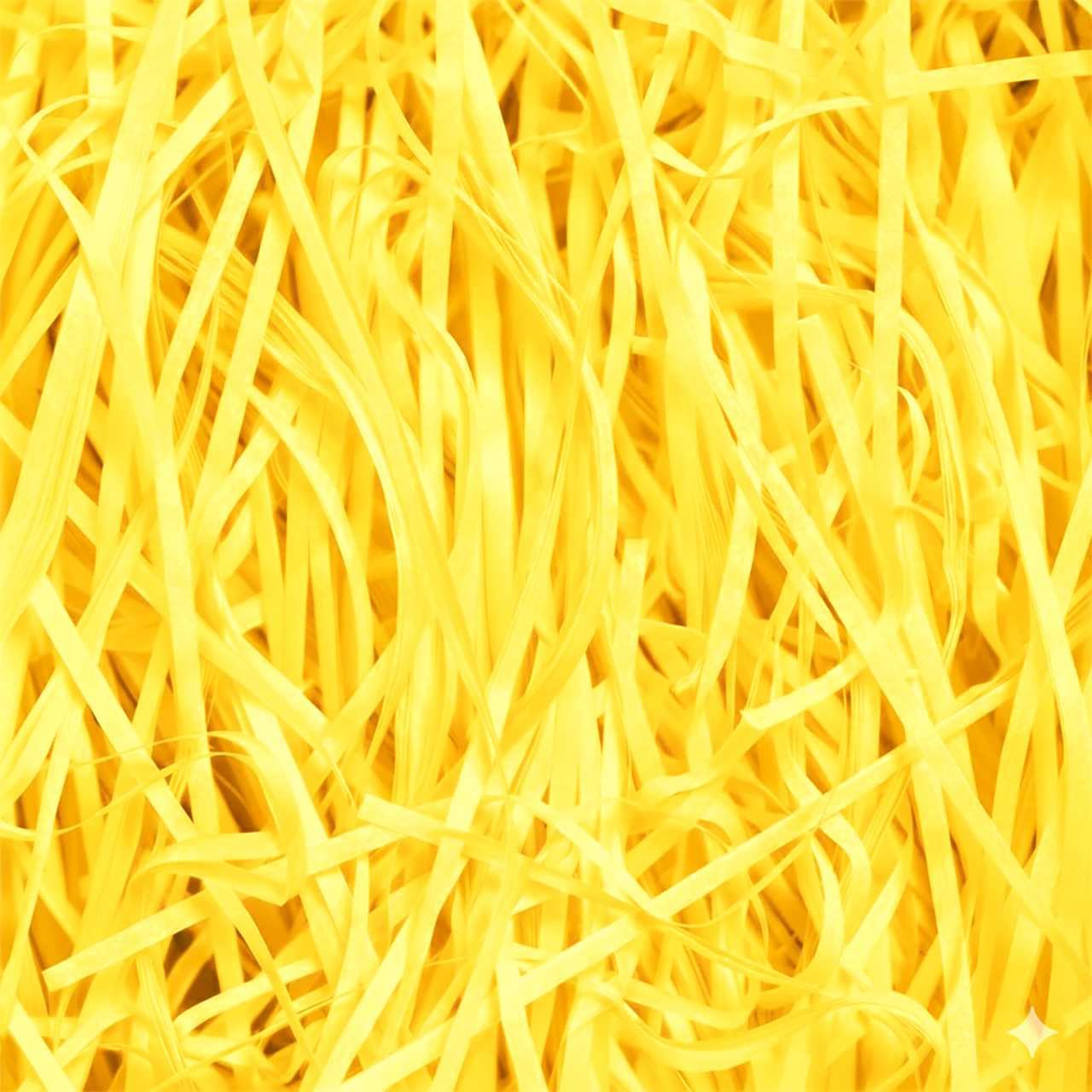 Emartbuy 500 Grams - Yellow Yellow Shredded Paper 500G – Soft Tissue Gift Filling For Hampers, Packaging & Crafting | Lightweight Paper For Gift Boxes, Baskets & Decorations