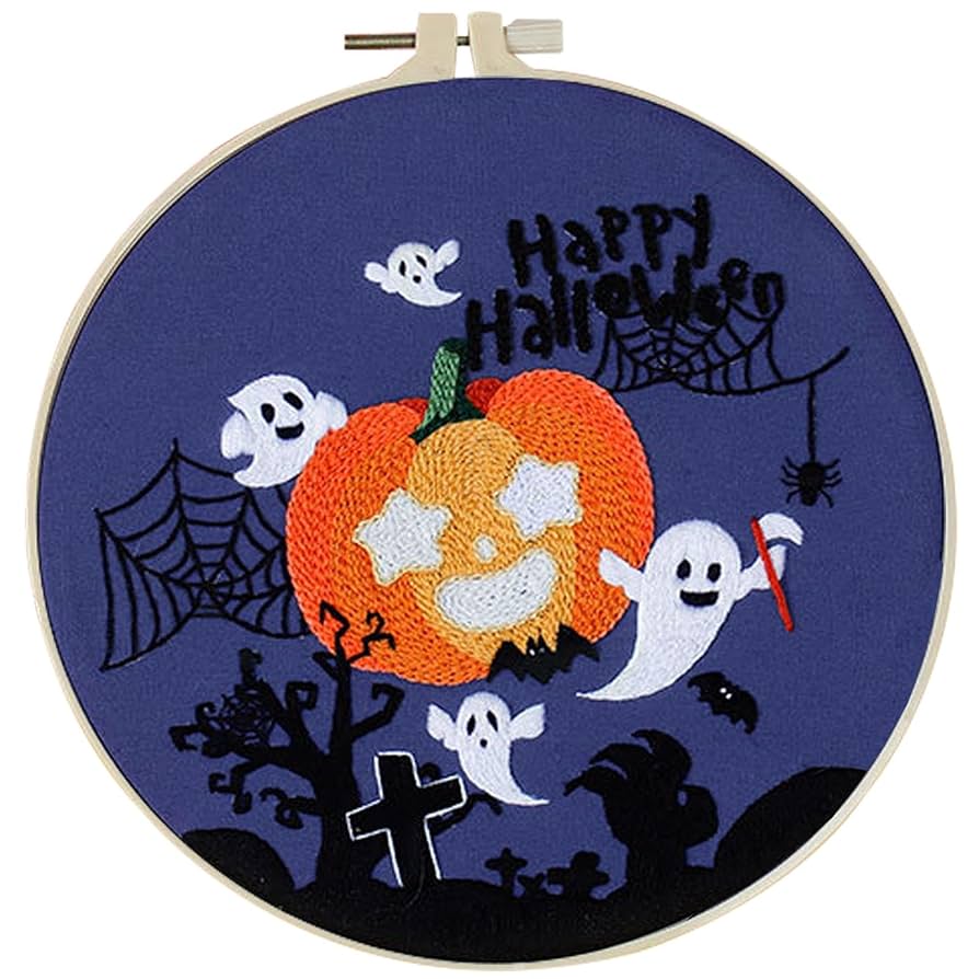 【絶版品】 ハロウィン　刺繍パッチ1 Amazon | ハロウィン刺繍、ハロウィン針先 - ハロウィン刺繍