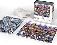 Vista 3 de Red Rock Adventure by Boardwalk - Rompecabezas de 500 piezas para adultos, fabricado en Estados Unidos