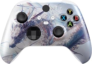 ProControllers LLC Wireless Custom Controller Compatible with PC, Windows 10+, Series X/S & One (Series X/S Crystal Dragon)