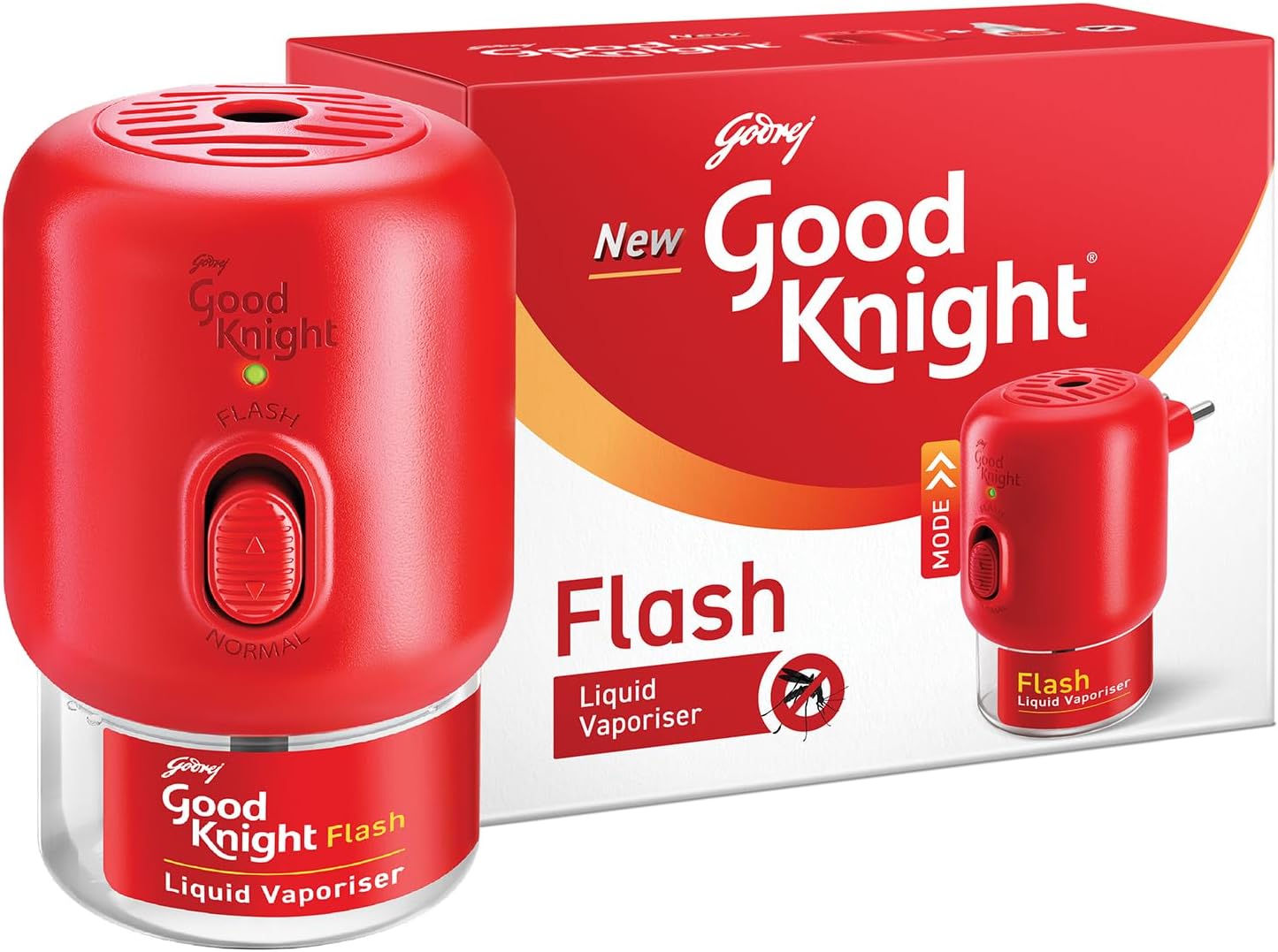 Good Knight Flash Liquid Vaporiser Combo Pack | Machine + Refill | 2x Faster Than Before | Mosquito Repellent Refill | India s Most Powerful Liquid Vaporizer