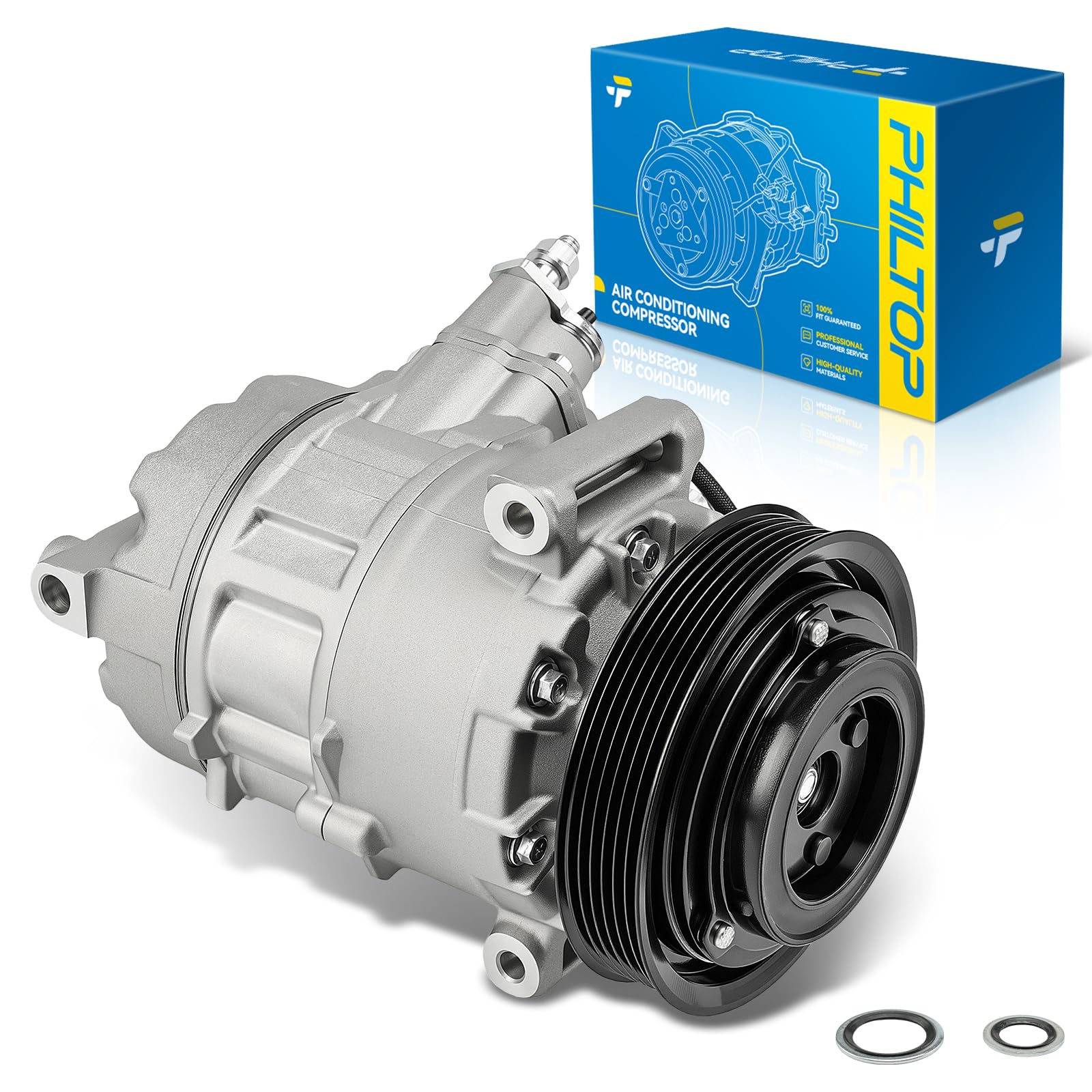 PHILTOP 1521517 NEW AC Compressor for Lucerne 2006-2008 3.8L