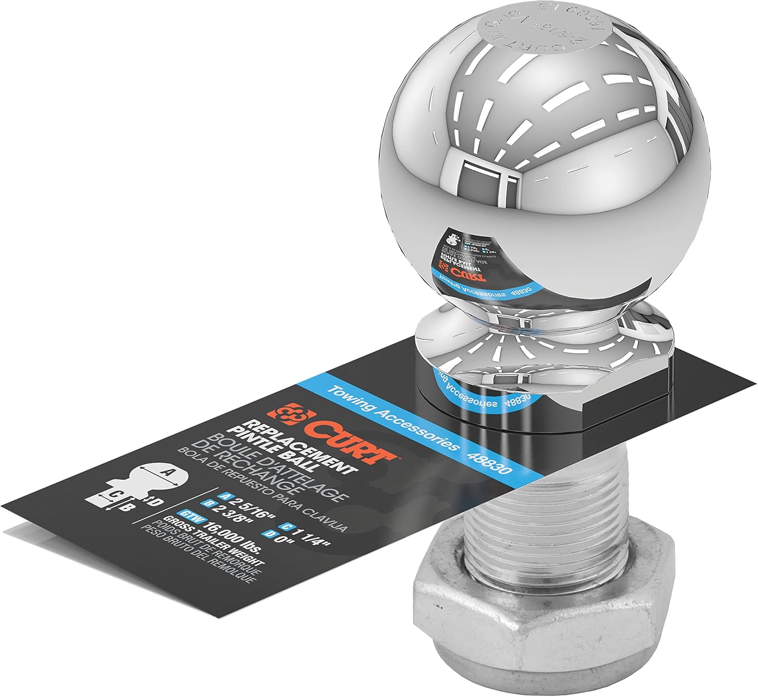 Curt Manufacturing 48830 2 5/16 in Replacement Ball