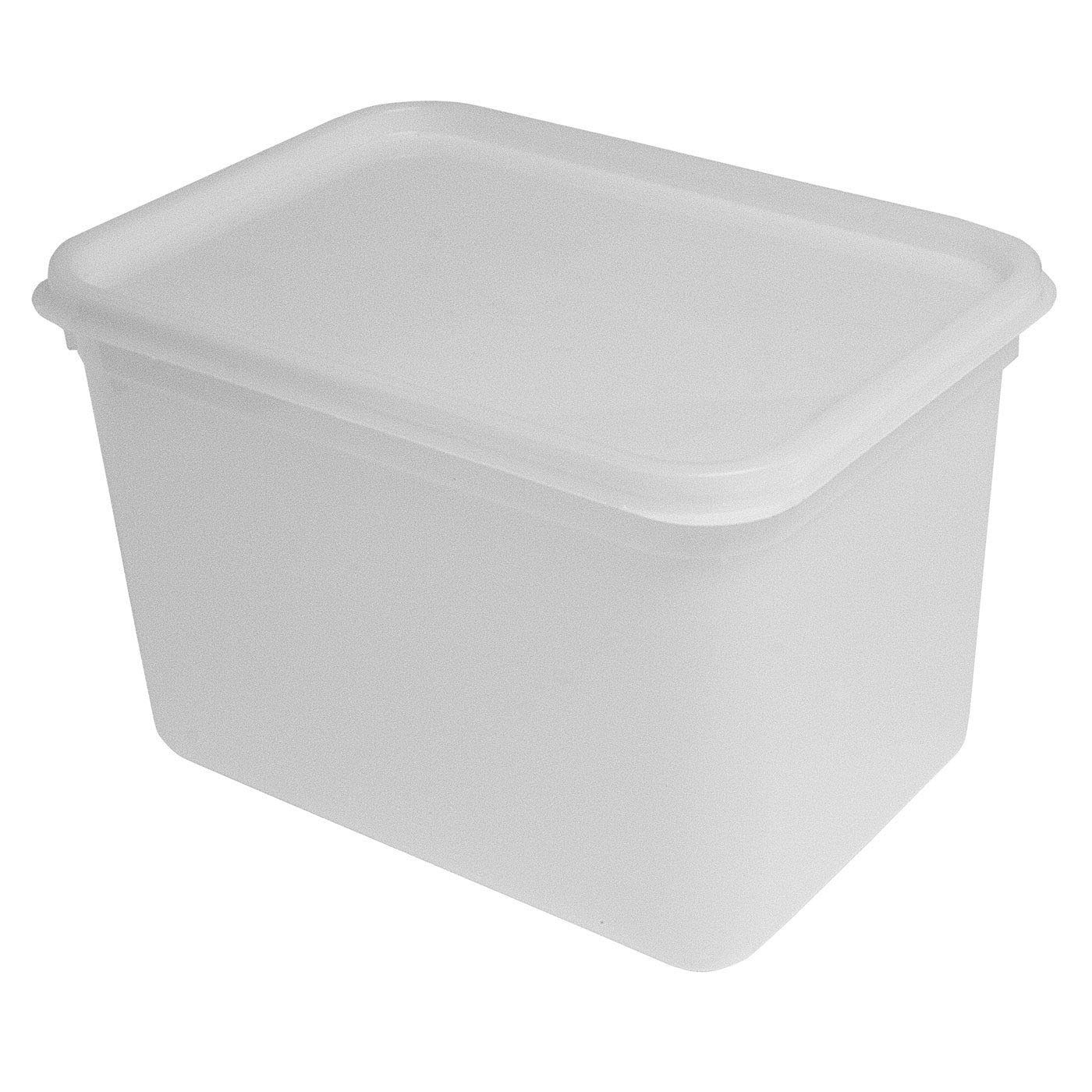 ACME Food Safe Plastic 4 Litre Ice Cream Container Tub with lids