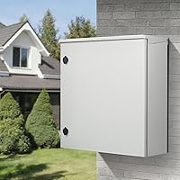 Vista 8 de VEVOR Carcasa Eléctrica, 24'' x 24'' x 8'', Carcasa Exterior NEMA 4, IP65 Impermeable y a Prueba de Polvo de Acero al Carbono Laminado en Frío, Caja