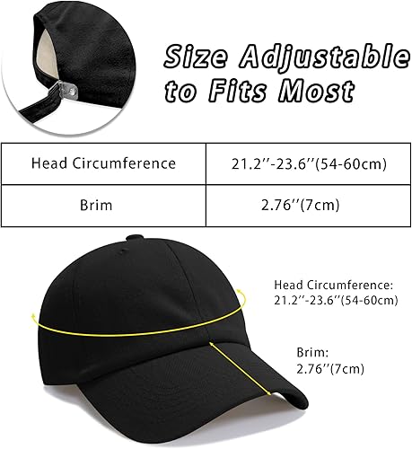 Miniatura 3 de NPQQUAN Original Classic Low Profile Baseball Cap Golf Dad Hat Adjustable Cotton Hats Men Women Unconstructed Plain Cap