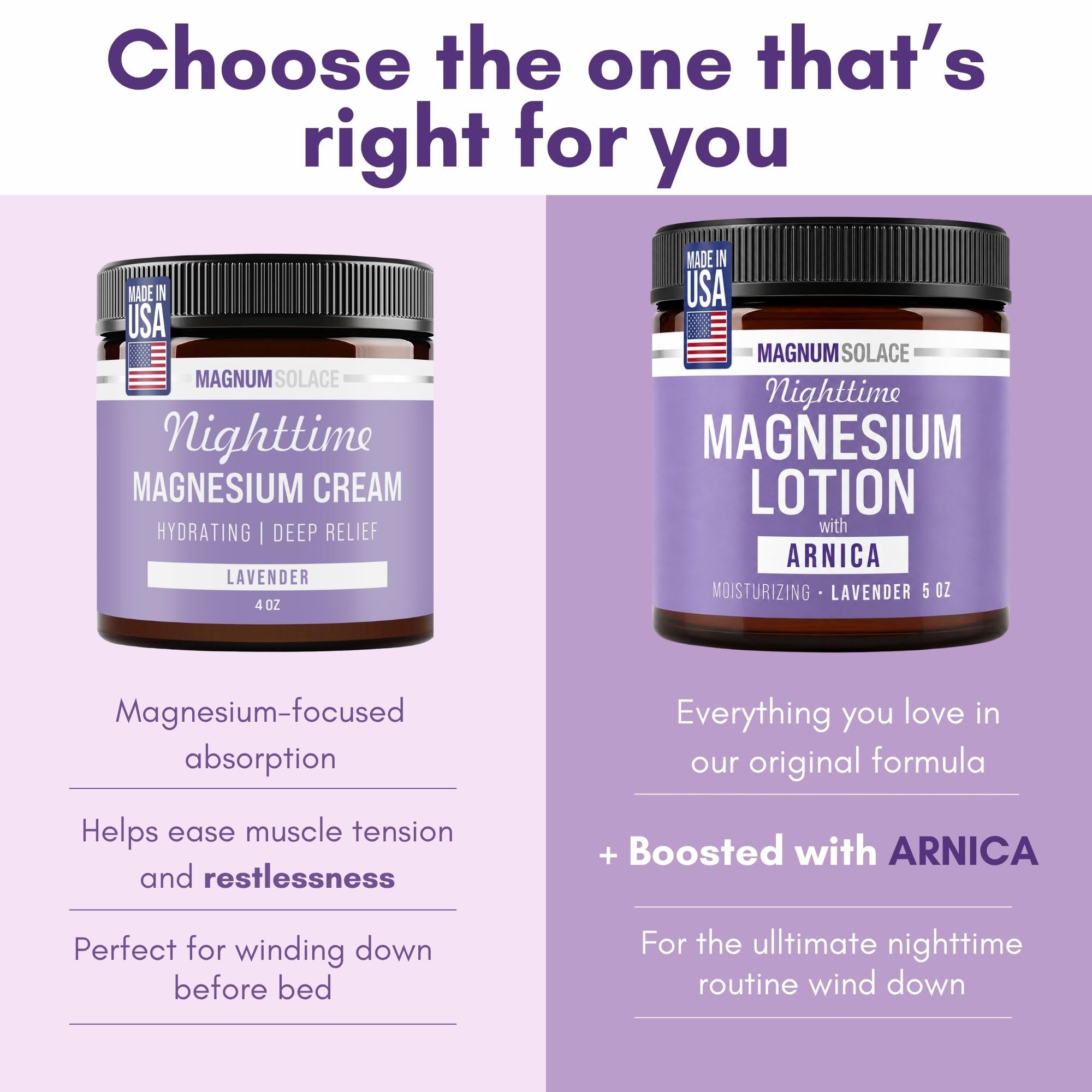 Magnum Solace Magnesium Lotion - Muscle & Joint Relief -2 Magnum Solace Magnesium Lotion - Muscle & Joint Relief -2